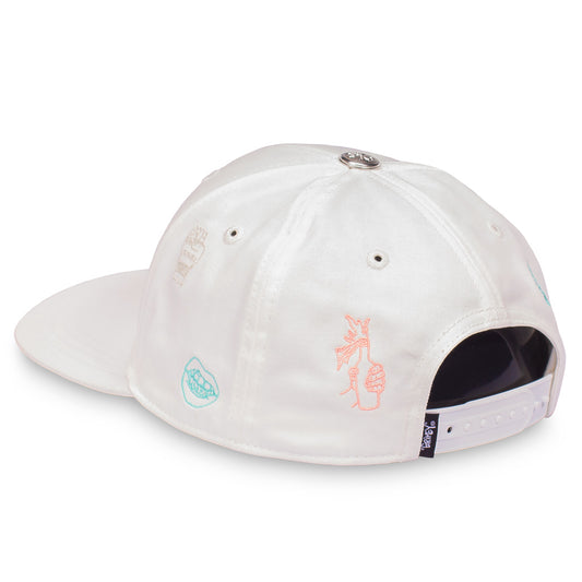 Grimey "Day Dreamer" Snapback Cap - White | Spring 22