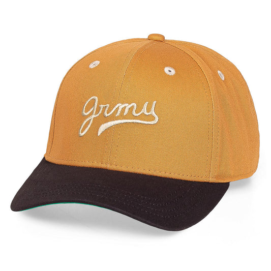 Grimey "HIVE " Curved Visor Snapback Cap - Brown | Fall 22