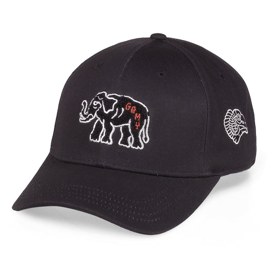GRIMEY THE CLOUT CURVED VISOR CAP - BLACK | Spring 23