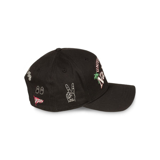 GRIMEY NABLUS CURVED VISOR SNAPBACK CAP - BLACK | FW23