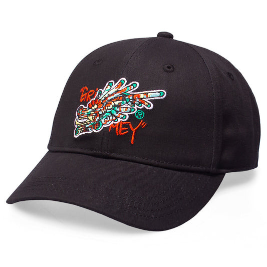 Grimey "Nine Winds" Curved Visor Cap - Black | Spring 22