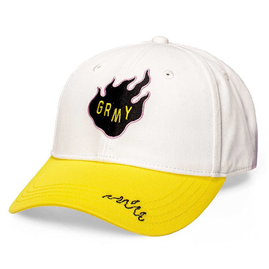 Grimey "Trespass" Curved Visor Cap - White | Summer 22