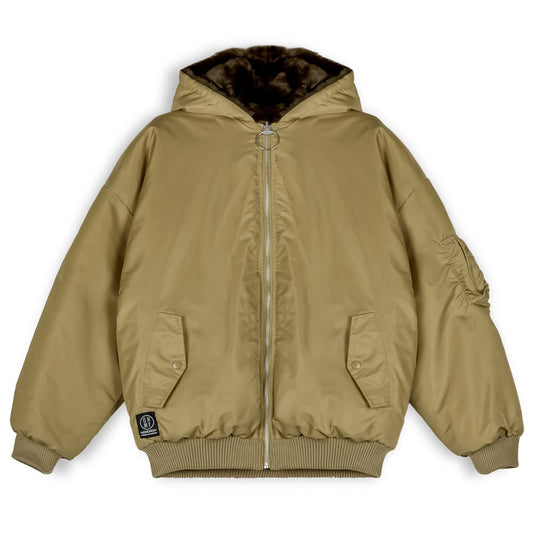Chaqueta Bomber Grimey  LOST BOYS Reversible Brown
