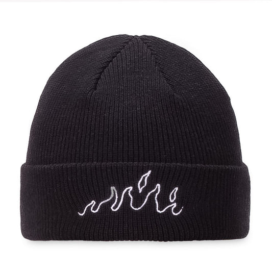 Grimey "SNOW FOX" Beanie - Black | Winter 22