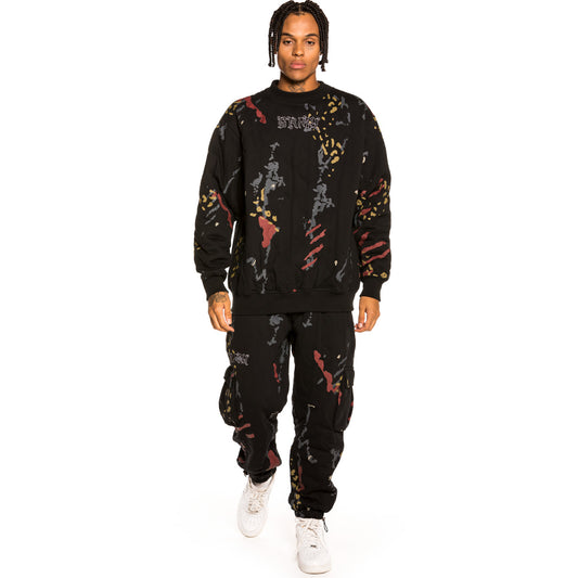 Pack Grimey Pant + Crewneck Sweatshirt "Jazz Thing" - Black | Fall 21