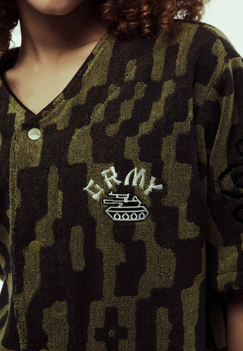 Camisa GRIMEY LUCKY DRAGON ALL OVER JACQUARD BASEBALL JERSEY