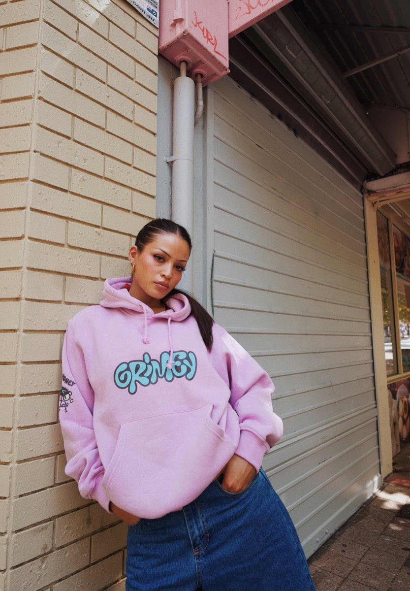 Sudadera GRIMEY BLOODSUCKER VINTAGE HOODIE PURPLE | SS24