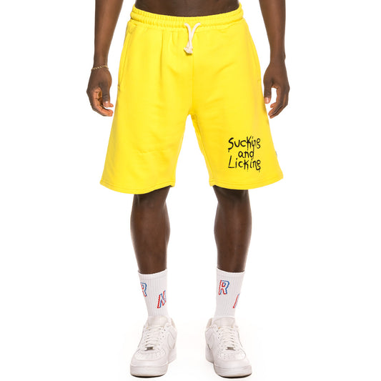 Bermuda Grimey Laughin Boy Sweatshorts SS19 Gelb