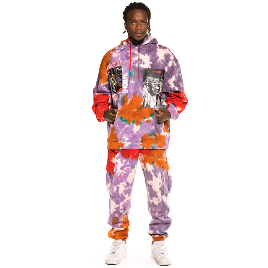 Pack Grimey Track Pant + Hoodie "Liveution" - Tie Dye | Spring 21