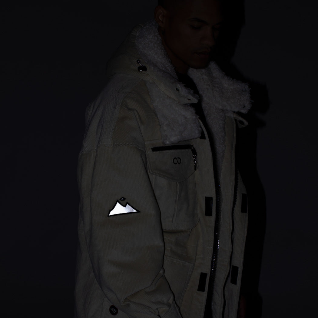 Grimey Sighting in Vostok Parka FW19 White