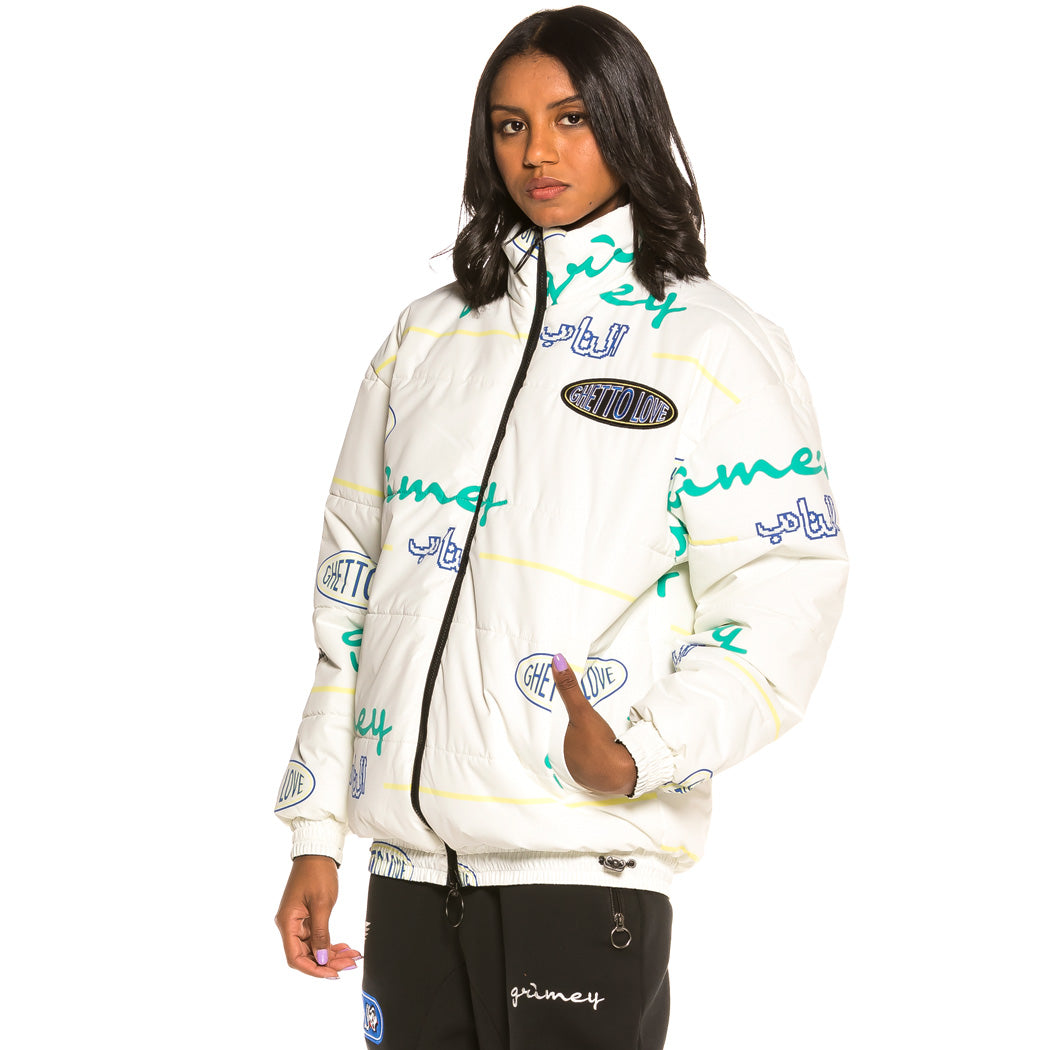 GRPJ113-BLK Chaqueta Unisex Reversible Puffy Grimey Arch Rival