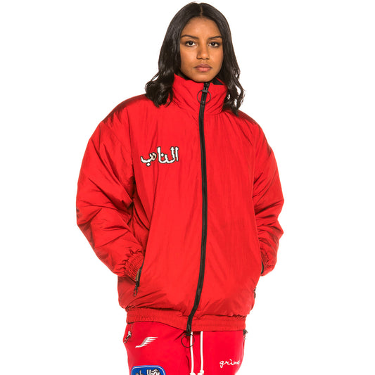 Unisex Wendbare Puffy Grimey Arch Rival Jacke FW20 Rot
