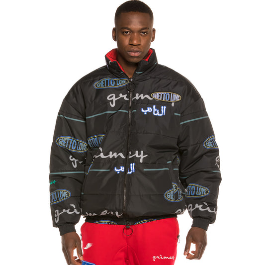 Grimey Arch Rival Reversible Puffy Jacket FW20 Red