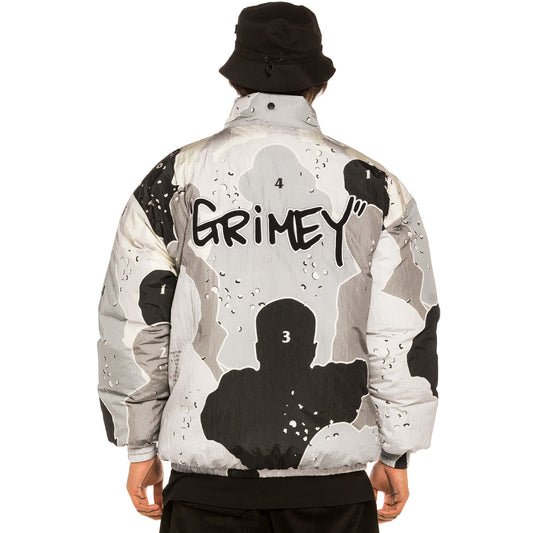 Grimey "Gem Cutting" Reversible Puffy Jacket - Black | Fall 21