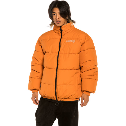 Grimey "Gem Cutting" Reversible Puffy Jacket - Brick | Fall 21