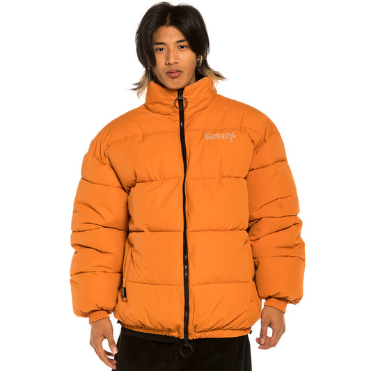 Grimey "Gem Cutting" Reversible Puffy Jacket - Brick | Fall 21