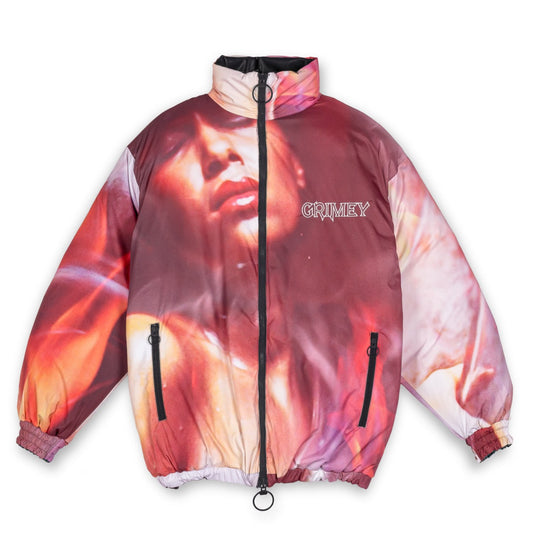 Chaqueta Puffy Reversible Grimey "WEST BOUND" - Black
