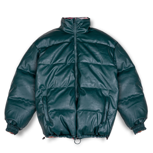 Chaqueta Puffy Reversible Grimey "WEST BOUND" - Green