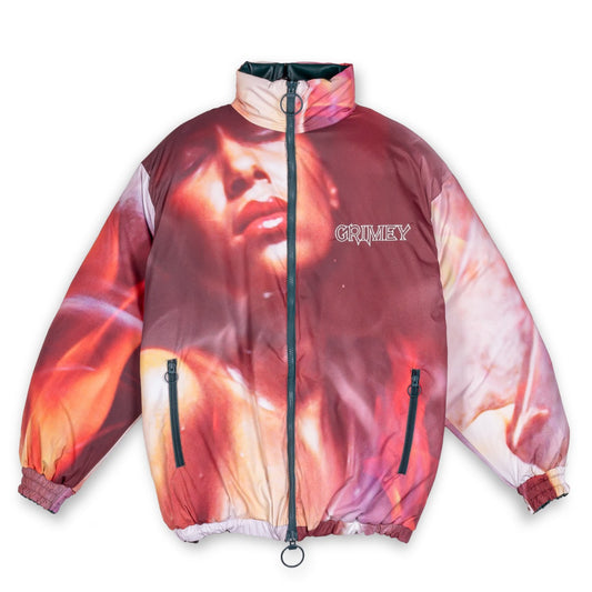 Chaqueta Puffy Reversible Grimey "WEST BOUND" - Green