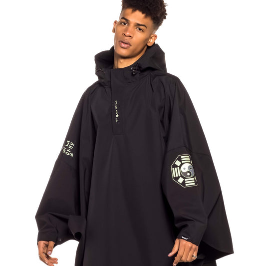 Poncho Chubasquero "Space Hammu X Grimey" - Black | Spring 22