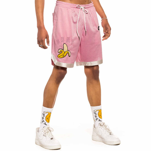 Running Shorts Grimey "Jungle Punch " - Pink | Spring 22