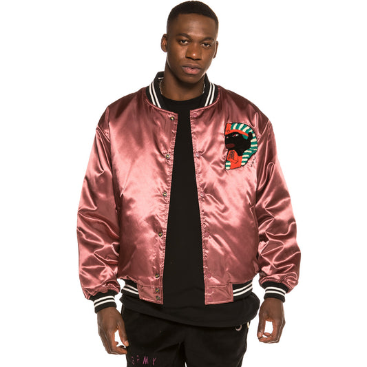 Grimey Call of Yore Reversible Satin Jacket FW20 Black