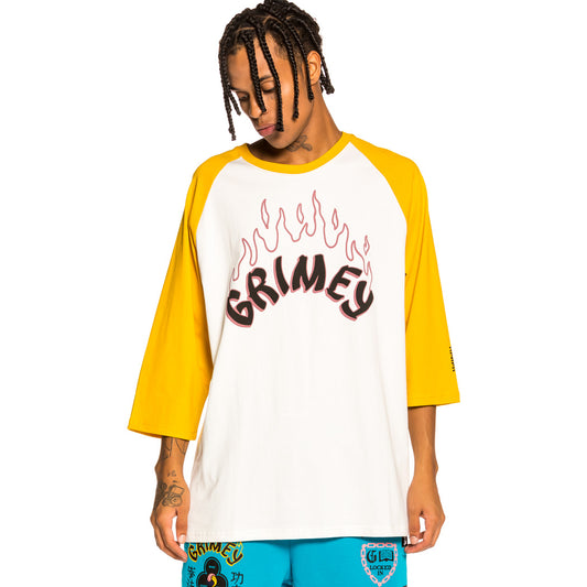 Pack Grimey Pantalón + Raglan Shirt "Destroy All Fear" - Blue/Yellow | Fall 21