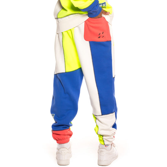 Grimey Planete Noire Overlock-Jogginghose FW19 Weiß