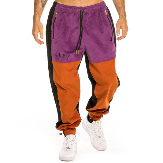 Grimey Nite Marauder Corduroy FW20 Ziegelrote Hose