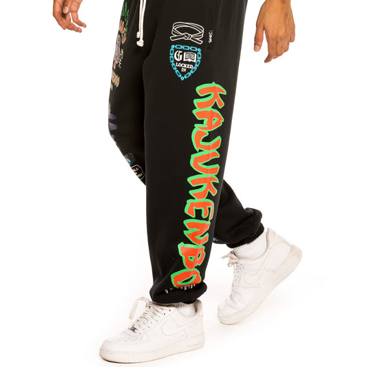 Pantalón Grimey "Destroy All Fear" Sweatpants - Black | Fall 21