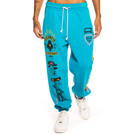 Pantalón Grimey "Destroy All Fear" Sweatpants - Blue | Fall 21
