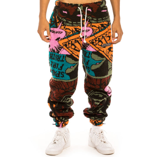 Pantalón Grimey "Space Lady All Over Jacquard " Sherpa - Blue | Winter 21