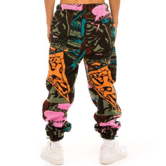 Pantalón Grimey "Space Lady All Over Jacquard " Sherpa - Blue | Winter 21
