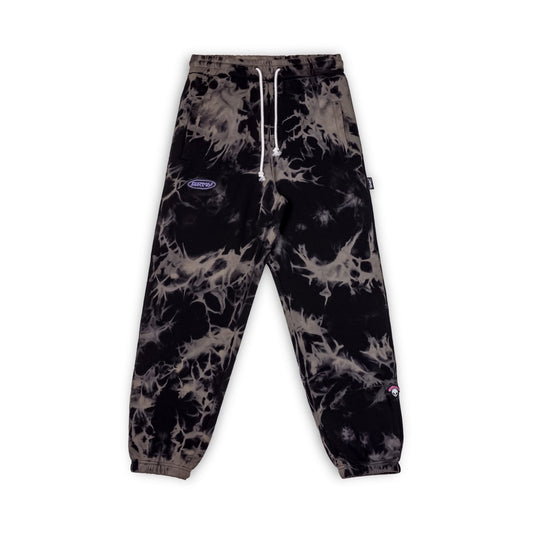 GRIMEY UFOLLOW BLEACHED SWEATPANTS - BLACK | Spring 23