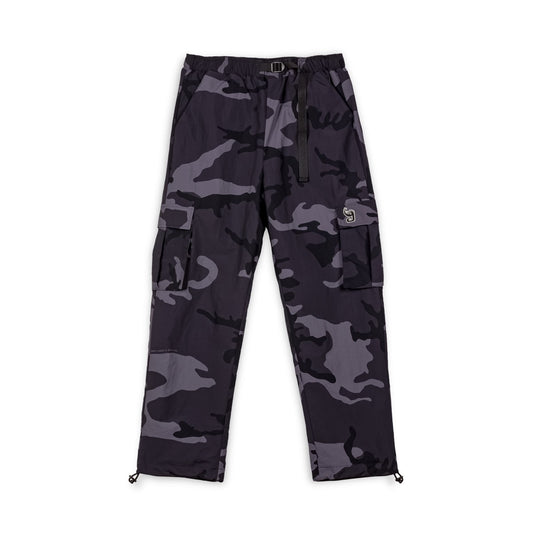 GRIMEY ALL OVER PRINT TUSKER TEMPLE TRACK PANTS - BLACK | FW23