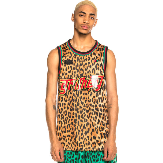 Grimey Yanga Mesh Tee SS20 Leoparden-Tanktop