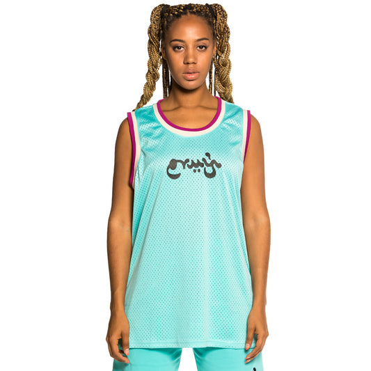 Grimey "Hope Unseen" Unisex Mesh Tank Top - Blue | Summer 21