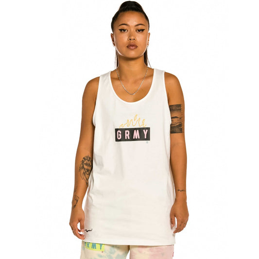 Grimey Trespass Unisex-Tanktop – Weiß | Sommer 22