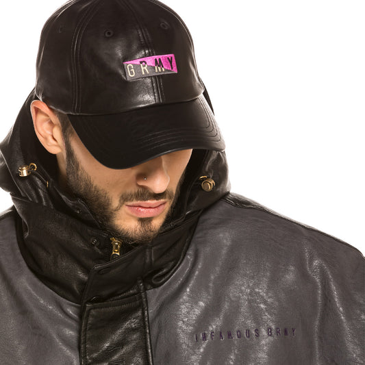 Grimey Nite Marauder Curved Visor FW20 Black