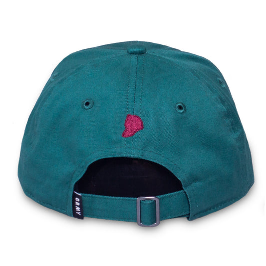 Grimey Call of Yore Unestructed Curved Visor Cap FW20 Green