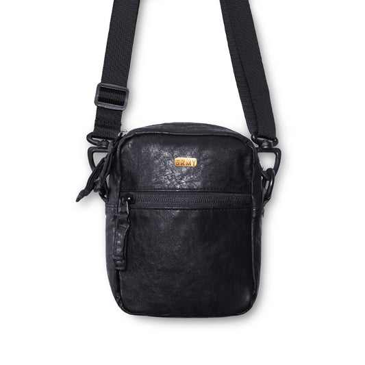 Grimey Call of Yore Pu Leather Shoulder bag FW20 Black