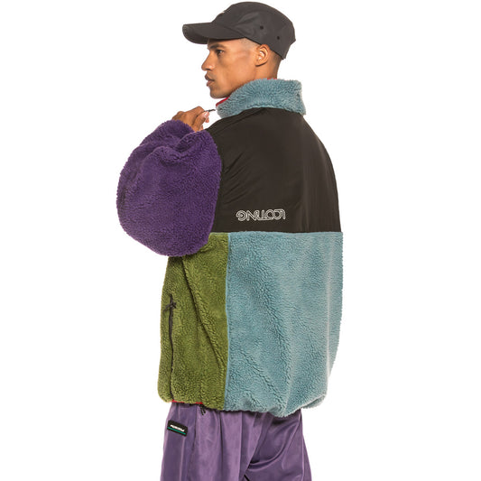 Grimey Sighting in Vostok Sherpa Jacket FW19 Purple