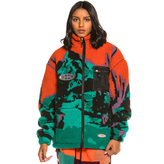 Grimey Dulce Unisex Sherpa Jacket FW20 Orange
