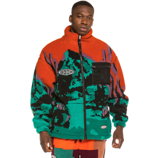 Grimey Dulce Sherpa-Jacke FW20 Orange