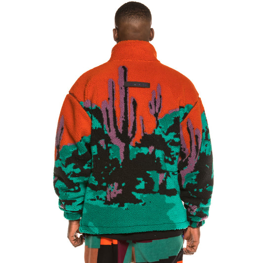 Grimey Dulce Sherpa-Jacke FW20 Orange