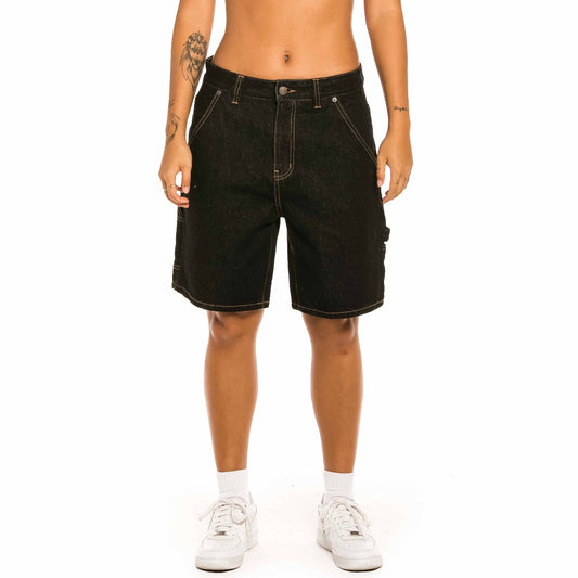 Grimey "Day Dreamer" Unisex Denim Shorts - Washed Black | Spring 22