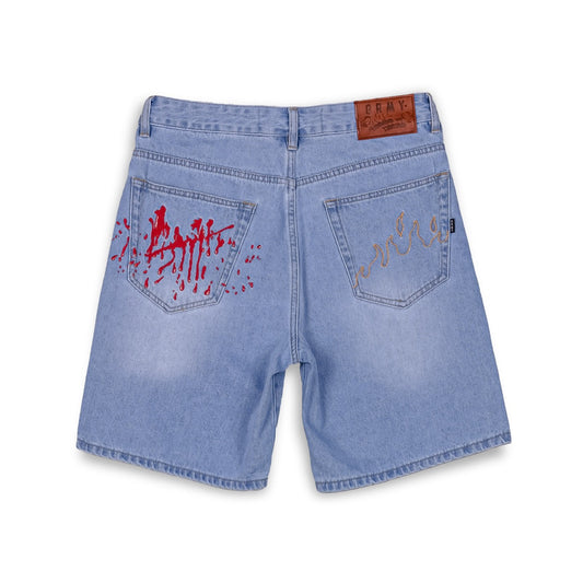 PANTALÓN CORTO GRIMEY THE TOUGHEST - WASHED LIGHT BLUE | Spring 23