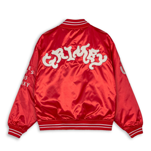 CHAQUETA GRIMEY CAUSING PANIC SATIN - RED | SS24