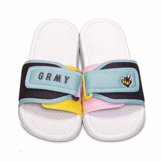 Grimey "Trespass" Slides - Multicolor | Summer 22