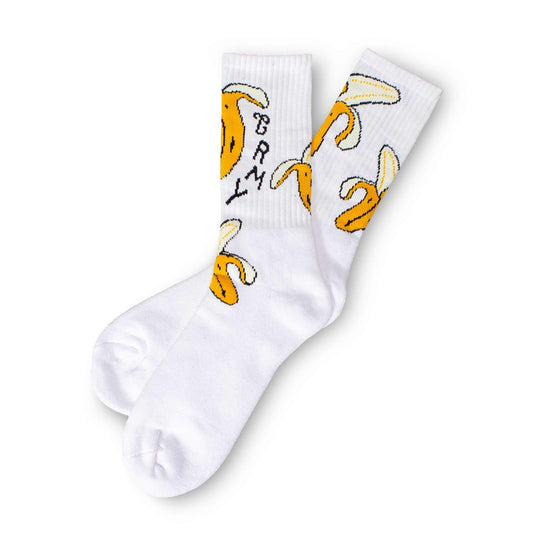 Grimey "Jungle Punch" Socks - White | Spring  22